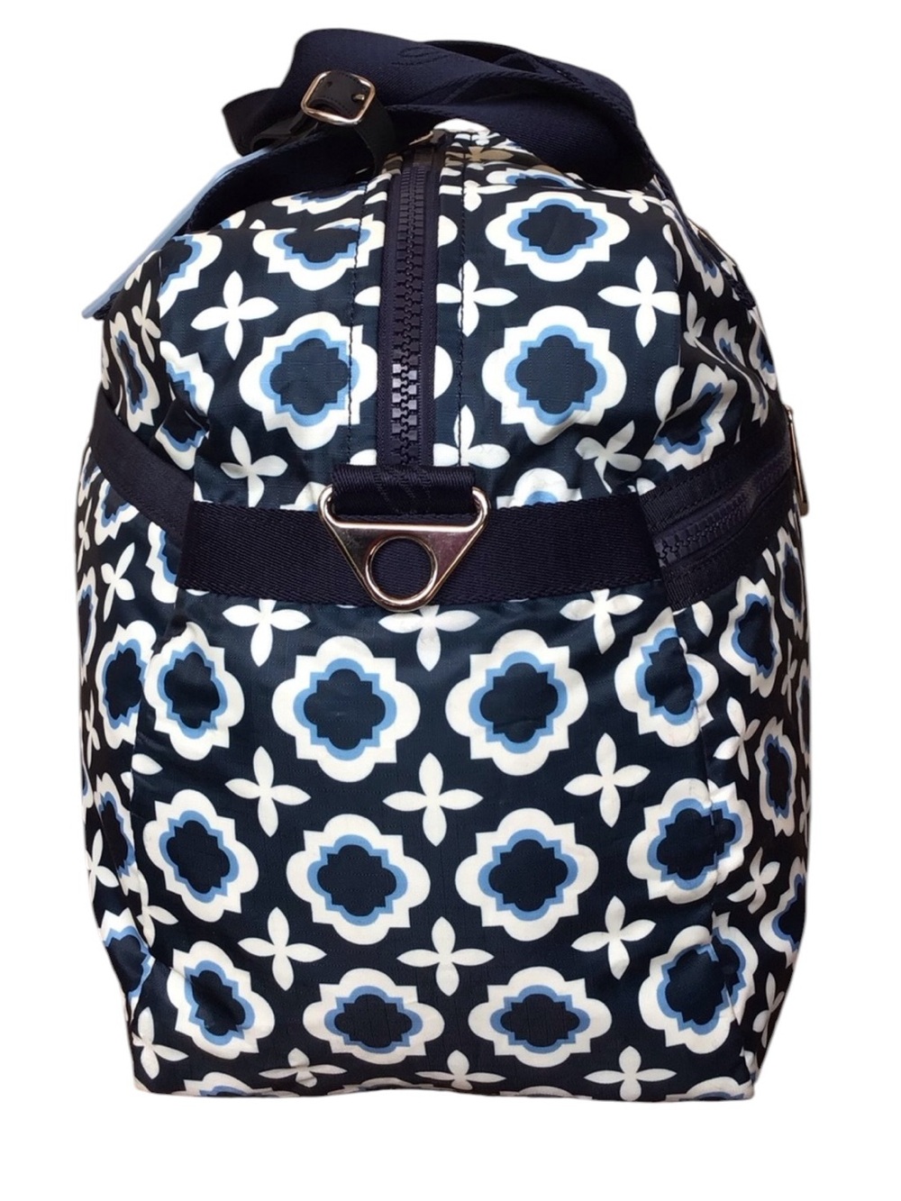 Brighton Blue White Nylon Tote - Picture 3 of 11